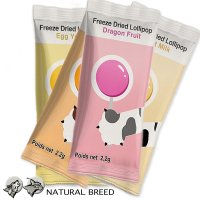 Sucette Lollipop lyophilisée. Friandise naturelle pour chien et chat.