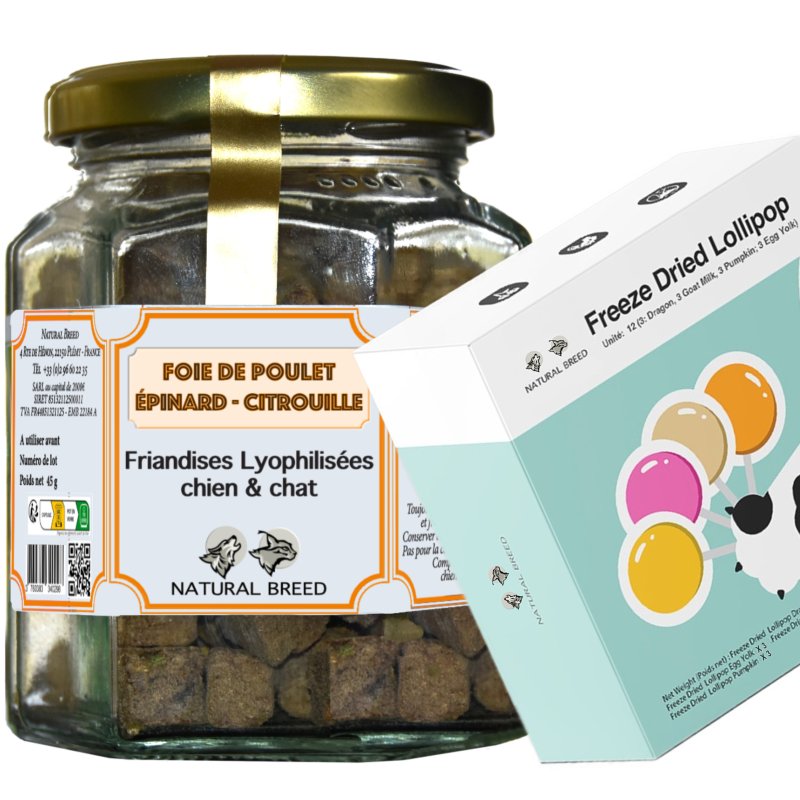 Pack sur-mesure - Récompense lyophilisée