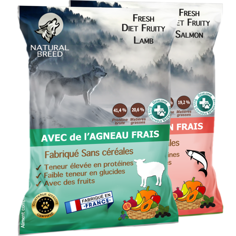 Pack sur mesure Fresh Fruity Dog 11.4 kg