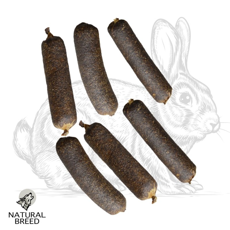 Petite saucisse de Lapin - Friandise naturelle Chien